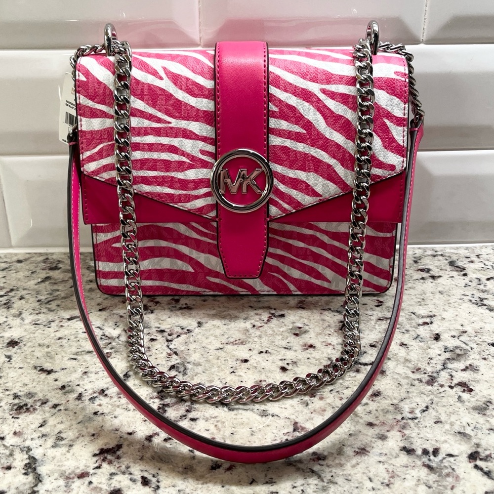Michael Kors Dragonfruit Small Flap Crossbody/Shoulder Bag NWT
